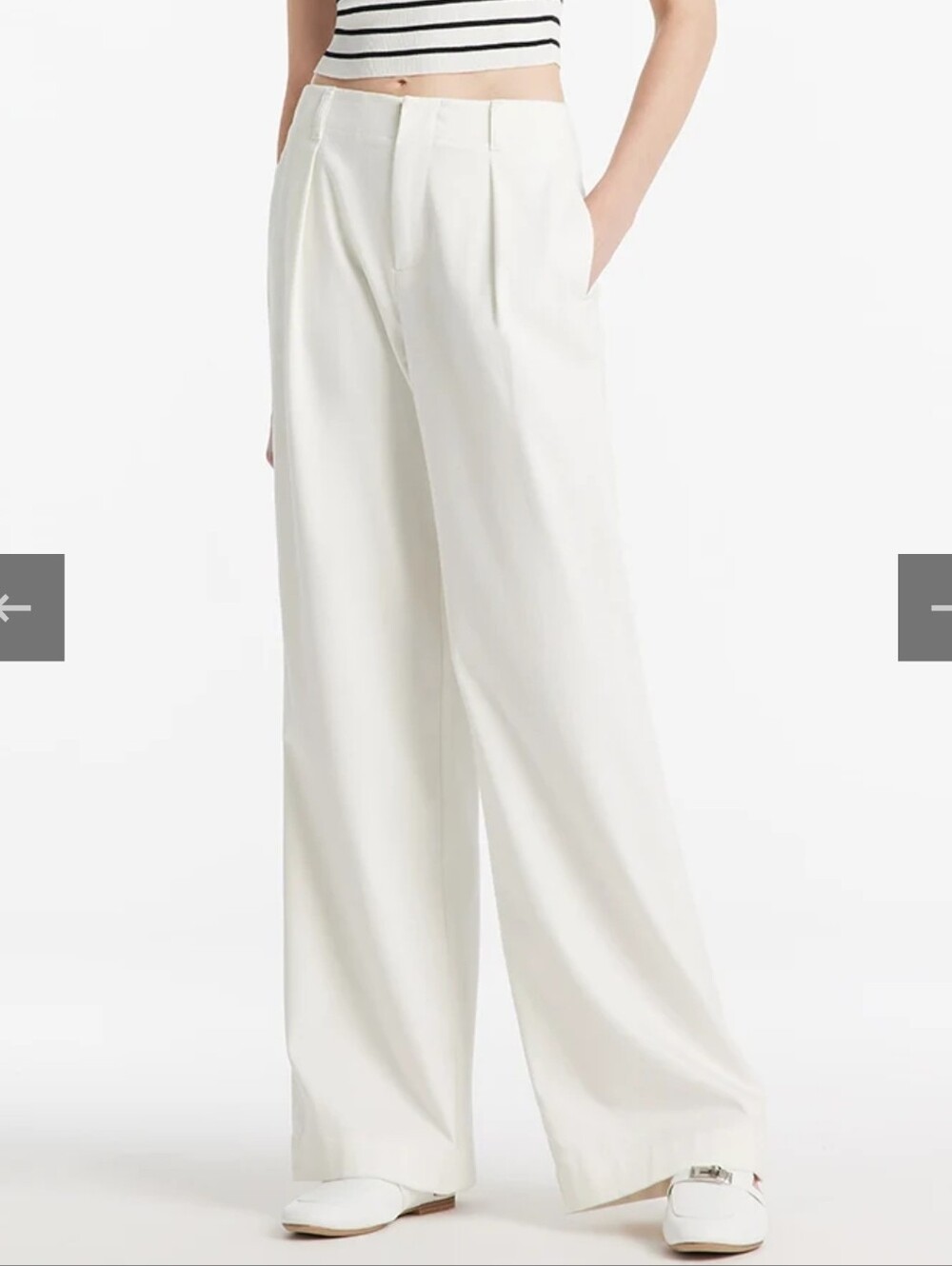Oil-Resistant Wide Leg Full Length Women Jeans